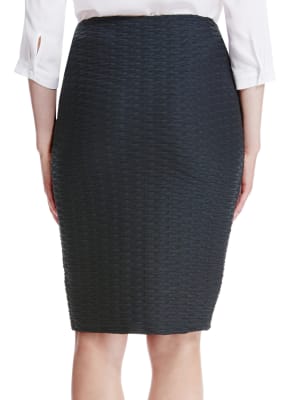 textured pencil skirt