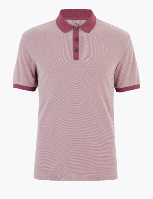 marks and spencer white polo shirt