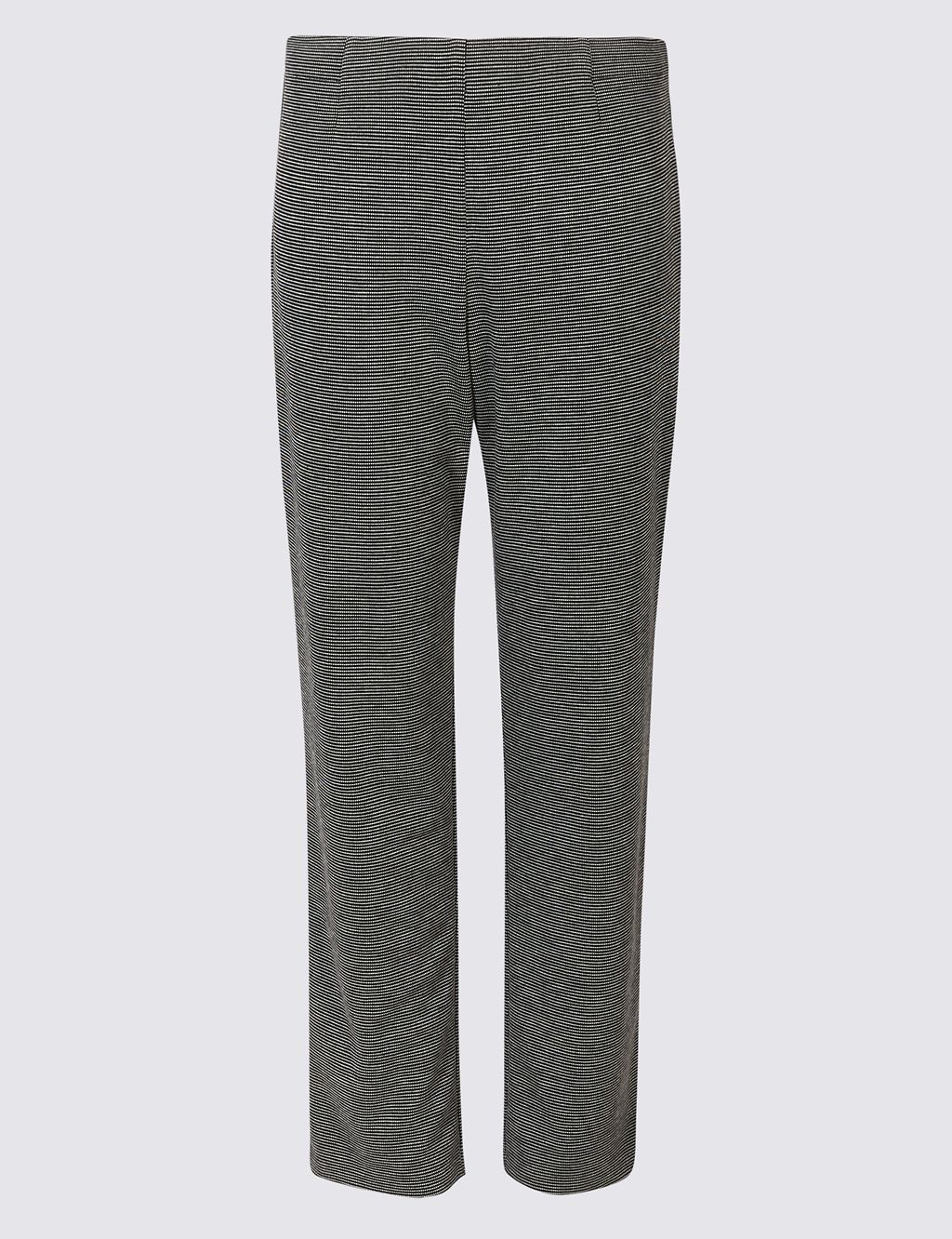 Textured Ponte Straight Leg Trousers 1 of 6