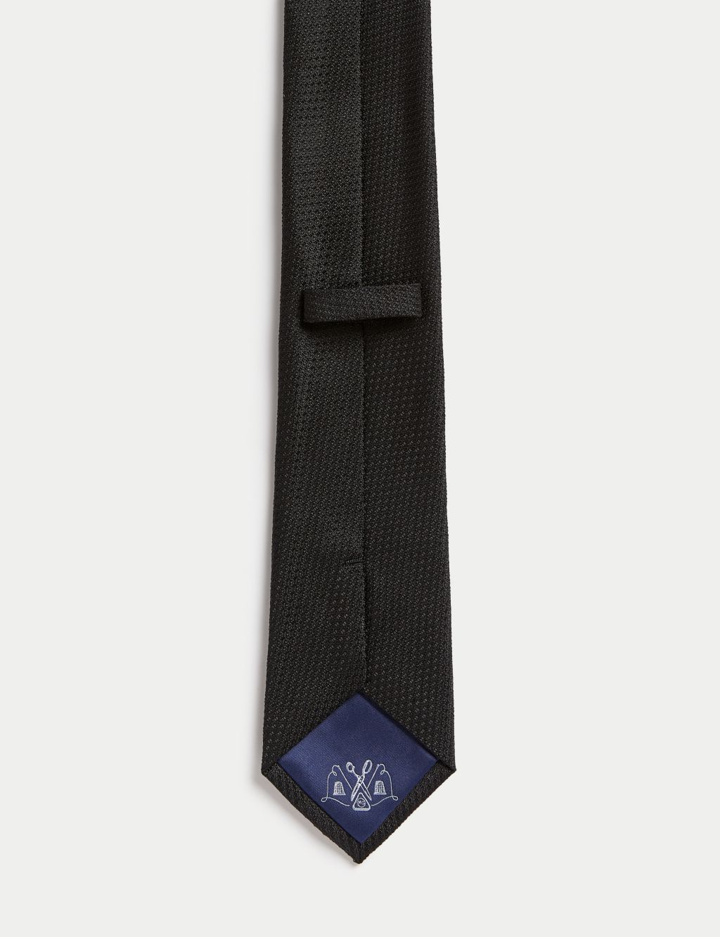 Textured Pure Silk Tie | M&S SARTORIAL | M&S