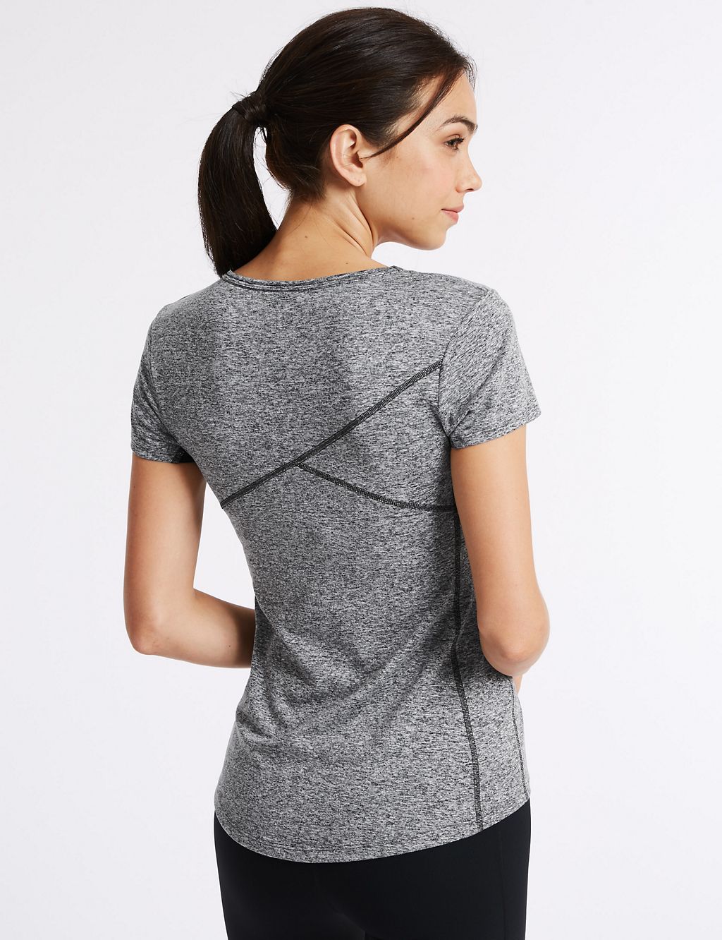 Textured Quick Dry Short Sleeve Top 2 of 6