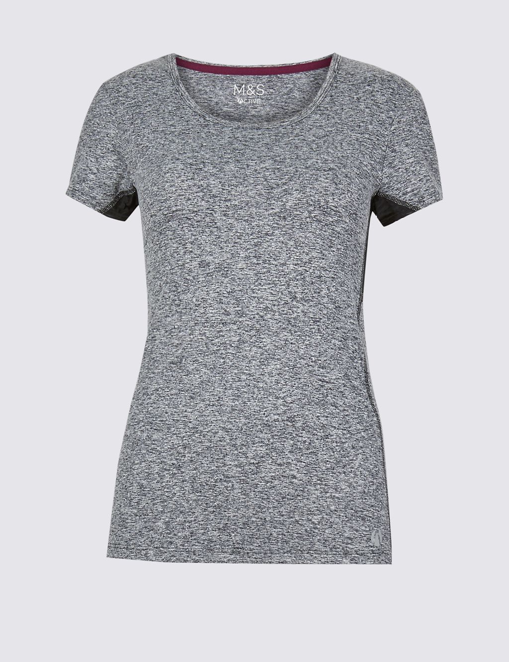 Textured Quick Dry Short Sleeve Top 1 of 6