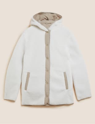 Textured Quilted Reversible Puffer Jacket Image 2 of 9