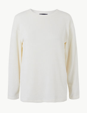 Textured Regular Fit Sweatshirt Image 2 of 4
