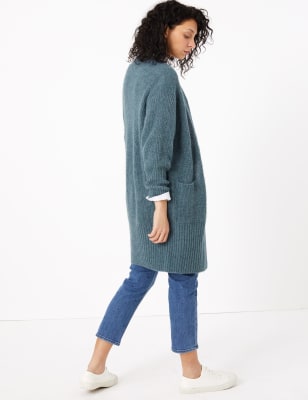 m&s long cardigans