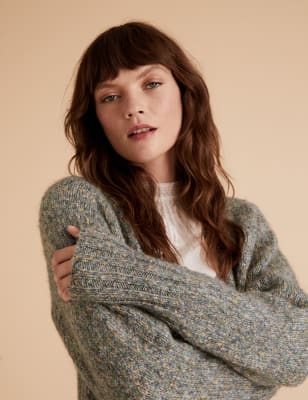 Textured Relaxed Longline Cardigan Textured Relaxed Longline Cardigan