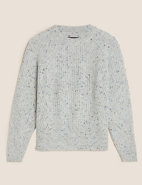 Textured Ribbed Relaxed Jumper Image 2 of 6