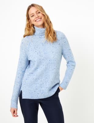 Marks and spencer outlet women's polo neck jumpers