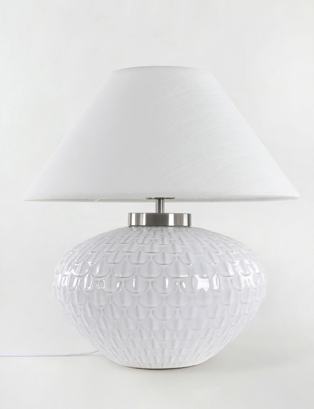 Textured Scallop Table Lamp 3 of 7