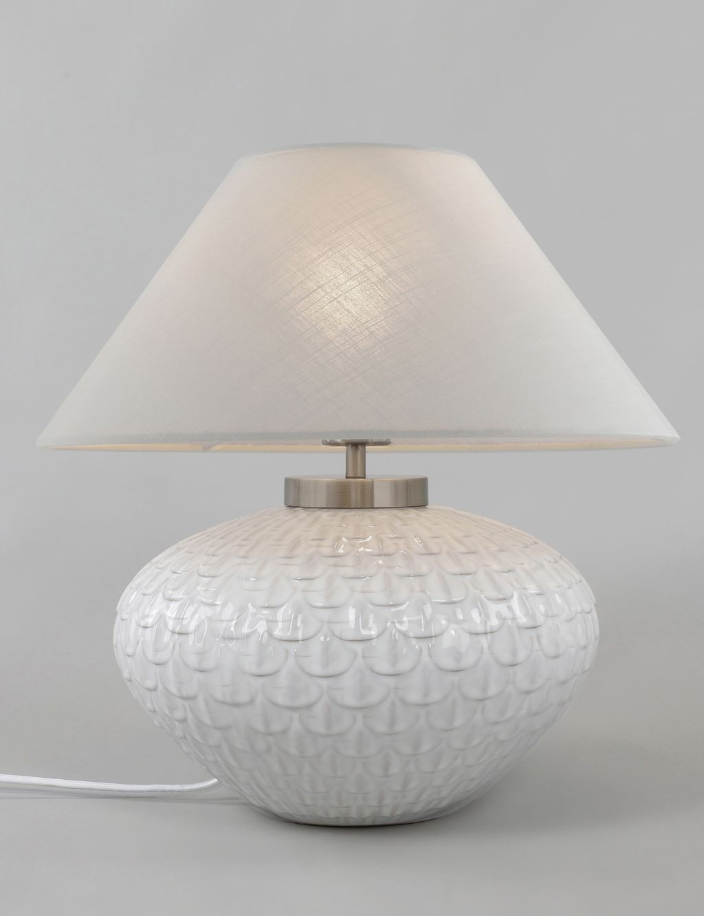 Textured Scallop Table Lamp 5 of 7