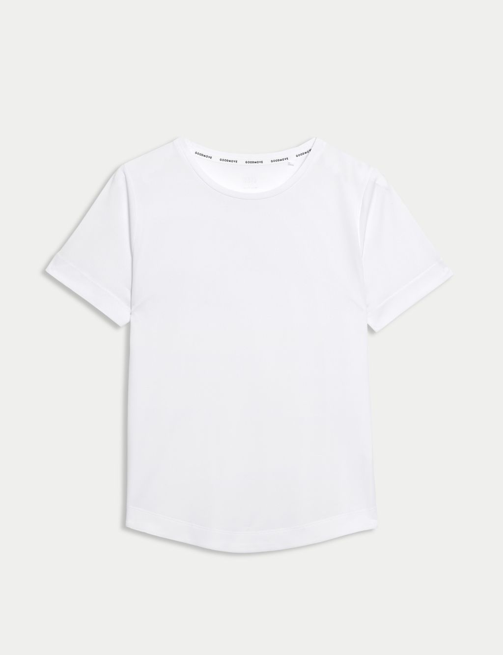 Textured Scoop Neck Fitted T-Shirt 1 of 6