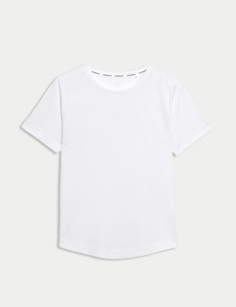 Textured Scoop Neck Fitted T-Shirt 2 of 6
