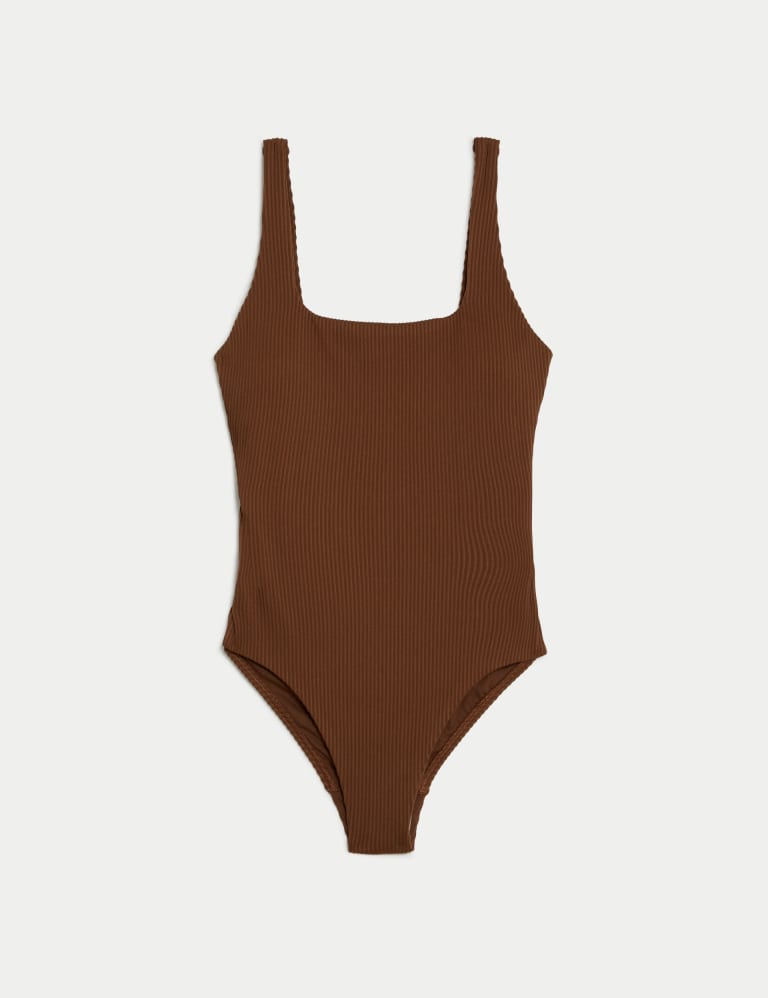 Textured Scoop Neck Swimsuit 2 of 5