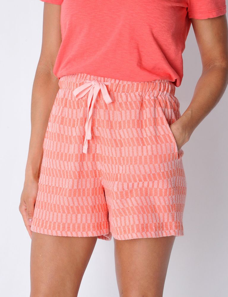 Textured Shorts with Cotton 4 of 6