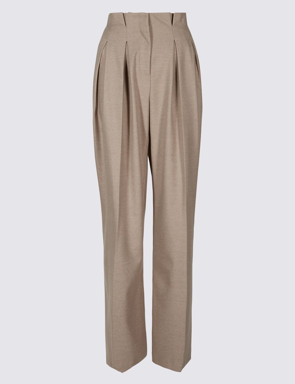 Textured Straight Leg Trousers 1 of 6