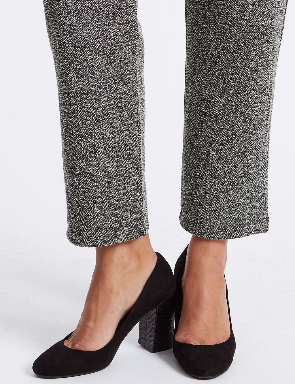 Textured Straight Leg Trousers 6 of 6
