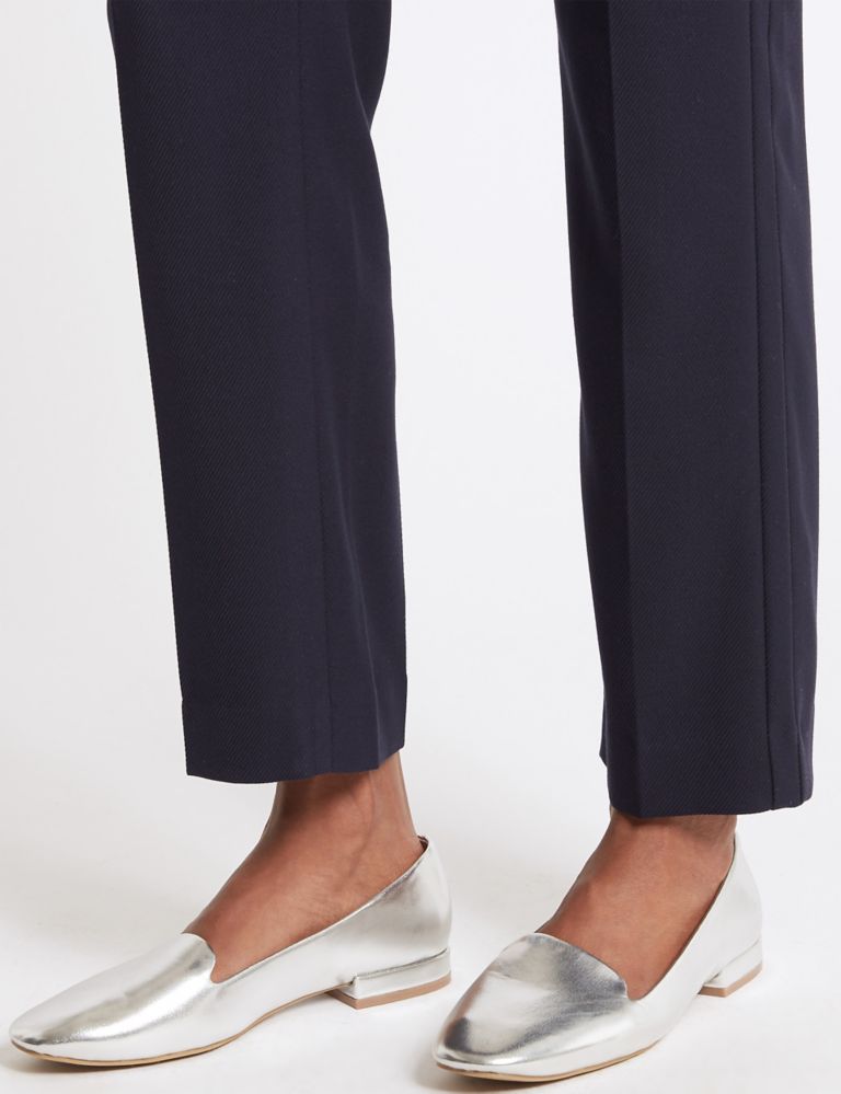 Textured Straight Leg Trousers 7 of 8