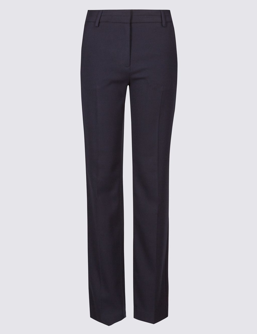 Textured Straight Leg Trousers 1 of 8