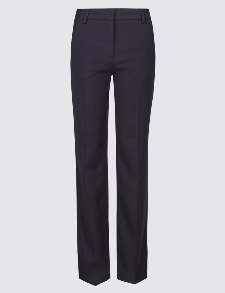 Textured Straight Leg Trousers 3 of 8