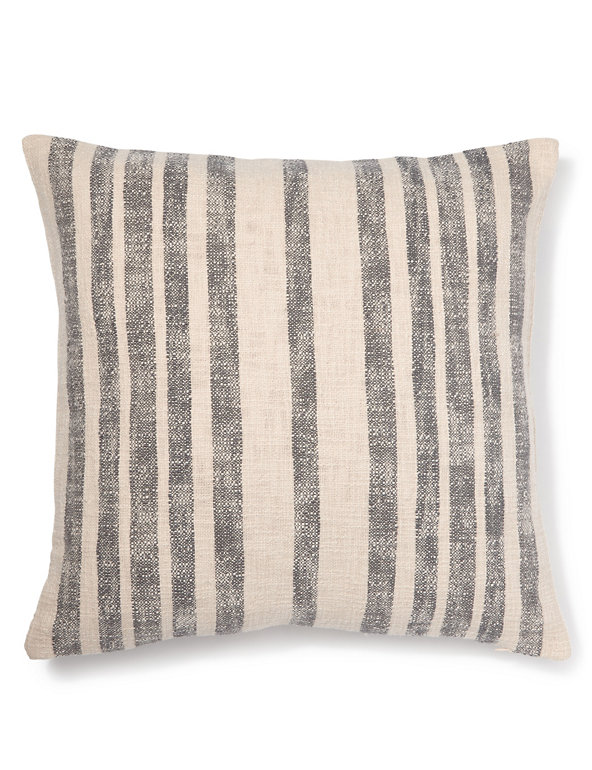 Textured Stripe Cushion Image 1 of 2
