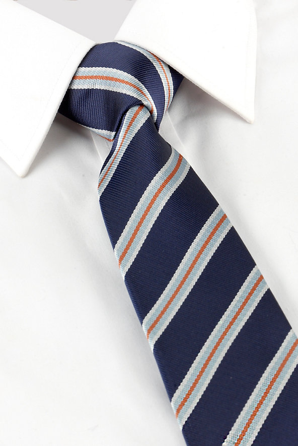 Textured Striped Tie Image 1 of 1