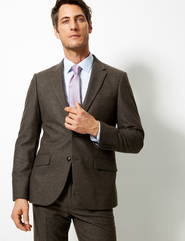 Textured Tailored Fit Jacket 5 of 9