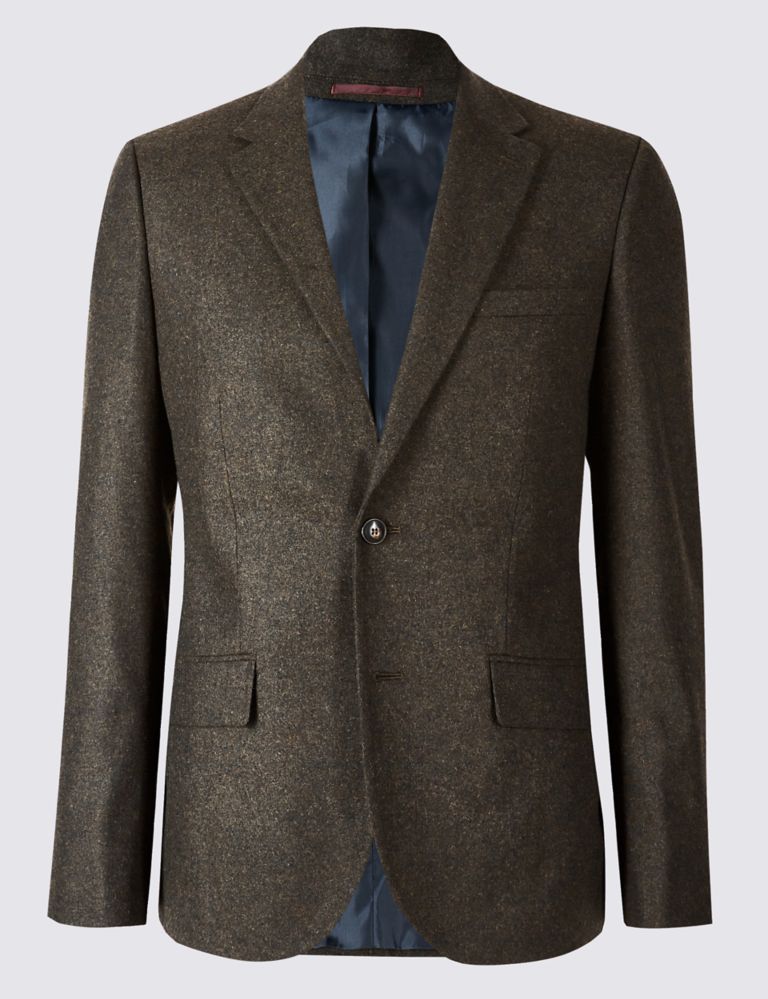 Textured Tailored Fit Jacket 2 of 9