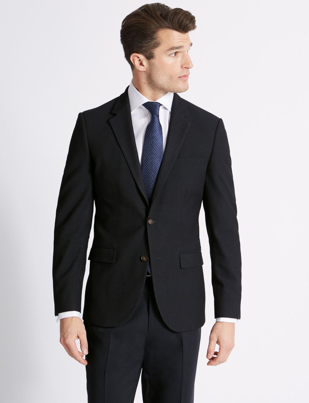Textured Tailored Fit Jacket 3 of 3