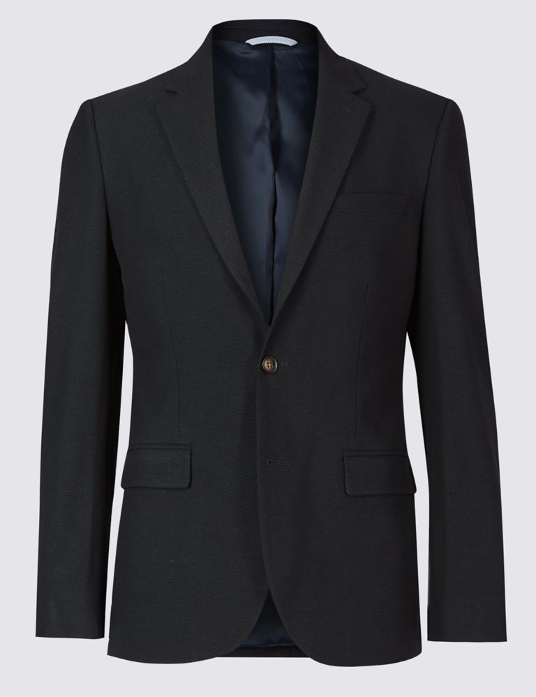 Textured Tailored Fit Jacket 2 of 3