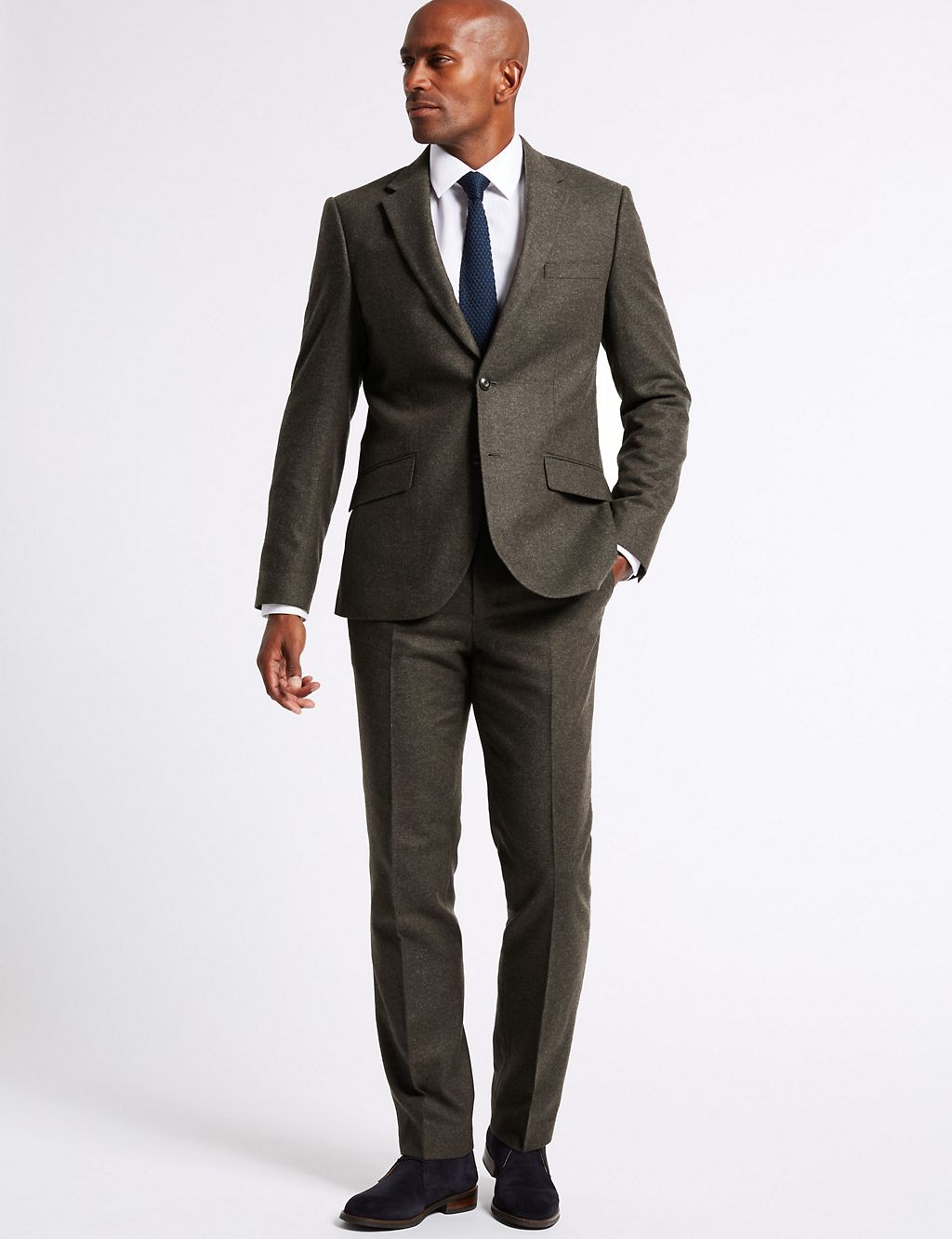Textured Tailored Fit Trousers 6 of 6