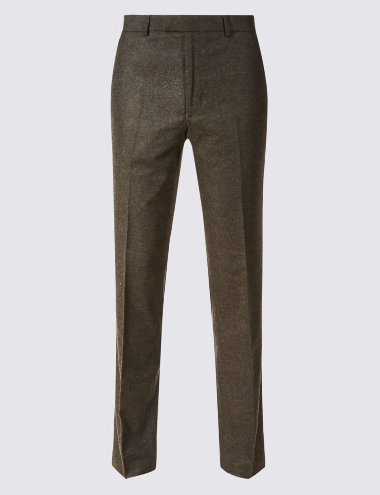 Textured Tailored Fit Trousers 2 of 6