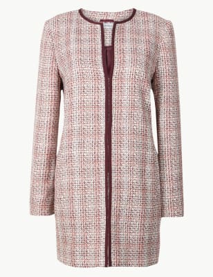 m&s tweed coat