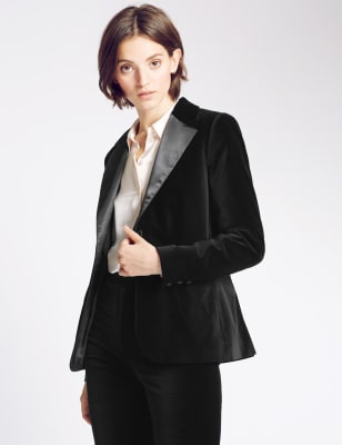 marks and spencer womens tuxedo jacket