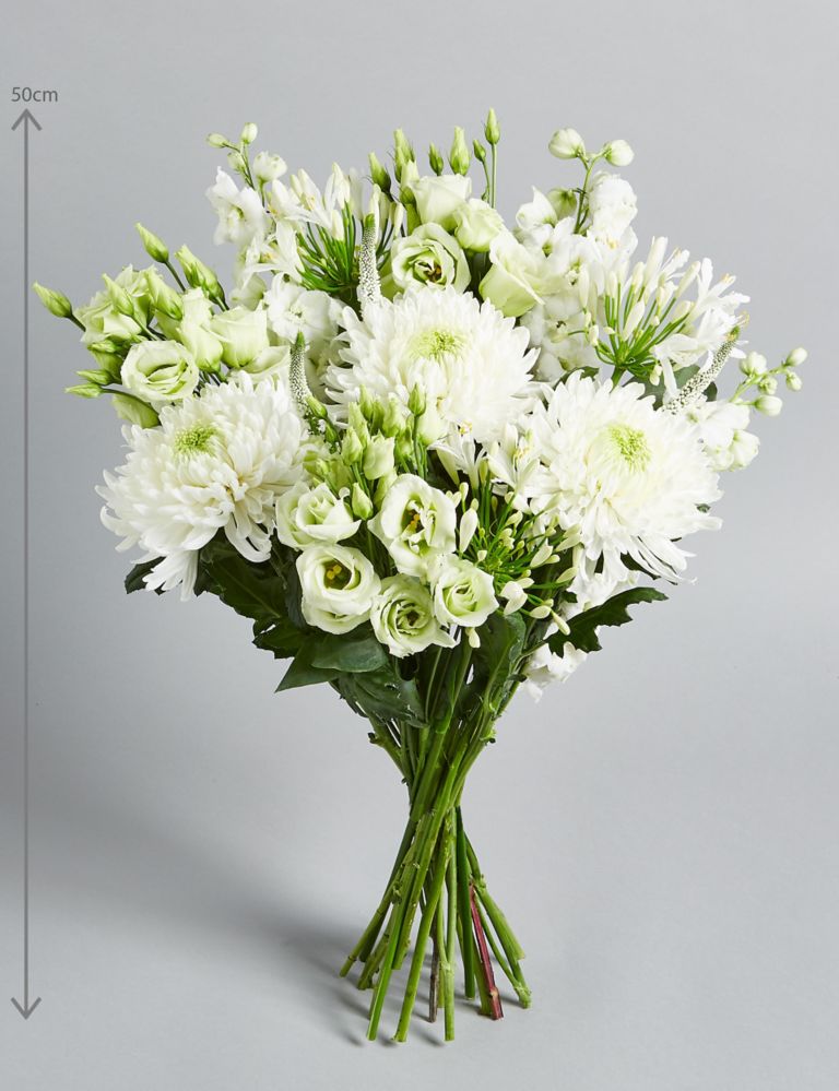 The Collection Contemporary White Bouquet 3 of 7