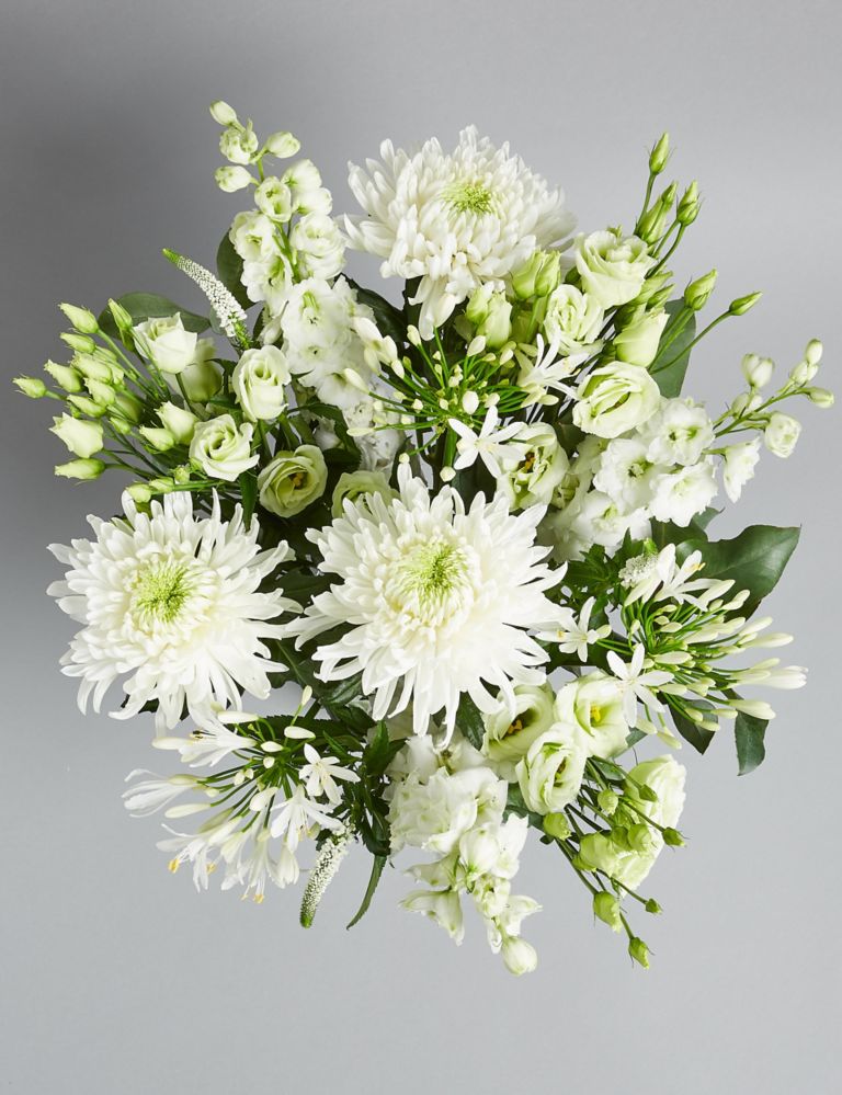The Collection Contemporary White Bouquet 5 of 7