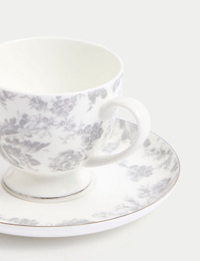 The Collection Floral Cup & Saucer Image 2 of 4