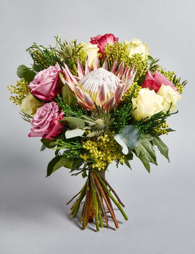 The Collection Luxury King Protea Bouquet 1 of 6