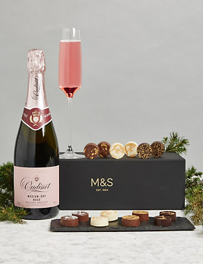 The Collection Rose Champagne & Chocolates Gift Box Image 2 of 4