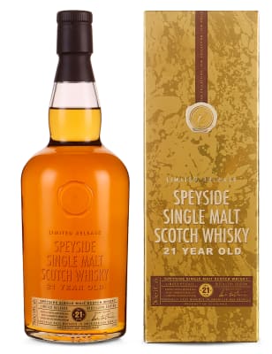 The Collection Speyside 21 year Old Malt Scotch Whisky - Single Bottle ...