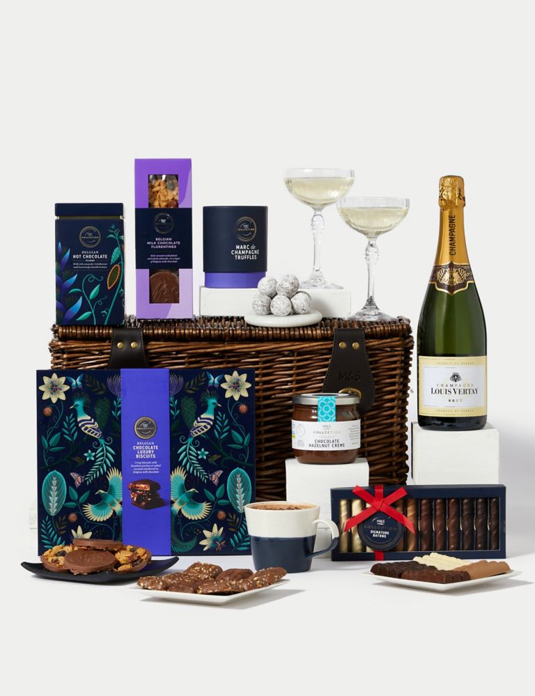 The Collections Chocolate & Champagne Hamper 1 of 4