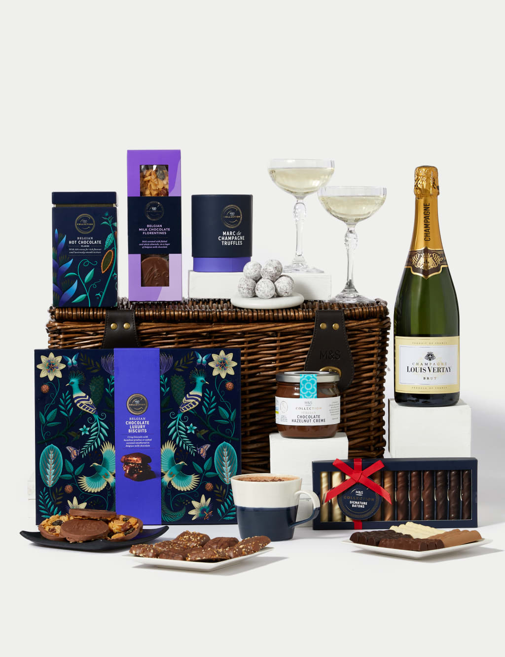 The Collections Chocolate & Champagne Hamper Collection M&S