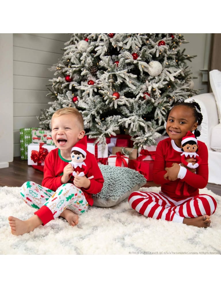 The Elf On The Shelf Plushee Pals Snuggler Girl With Blue Eyes