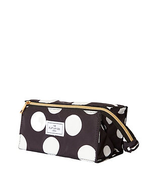 The Flat Lay Co. Makeup Box Bag in Double Spots Image 2 of 5
