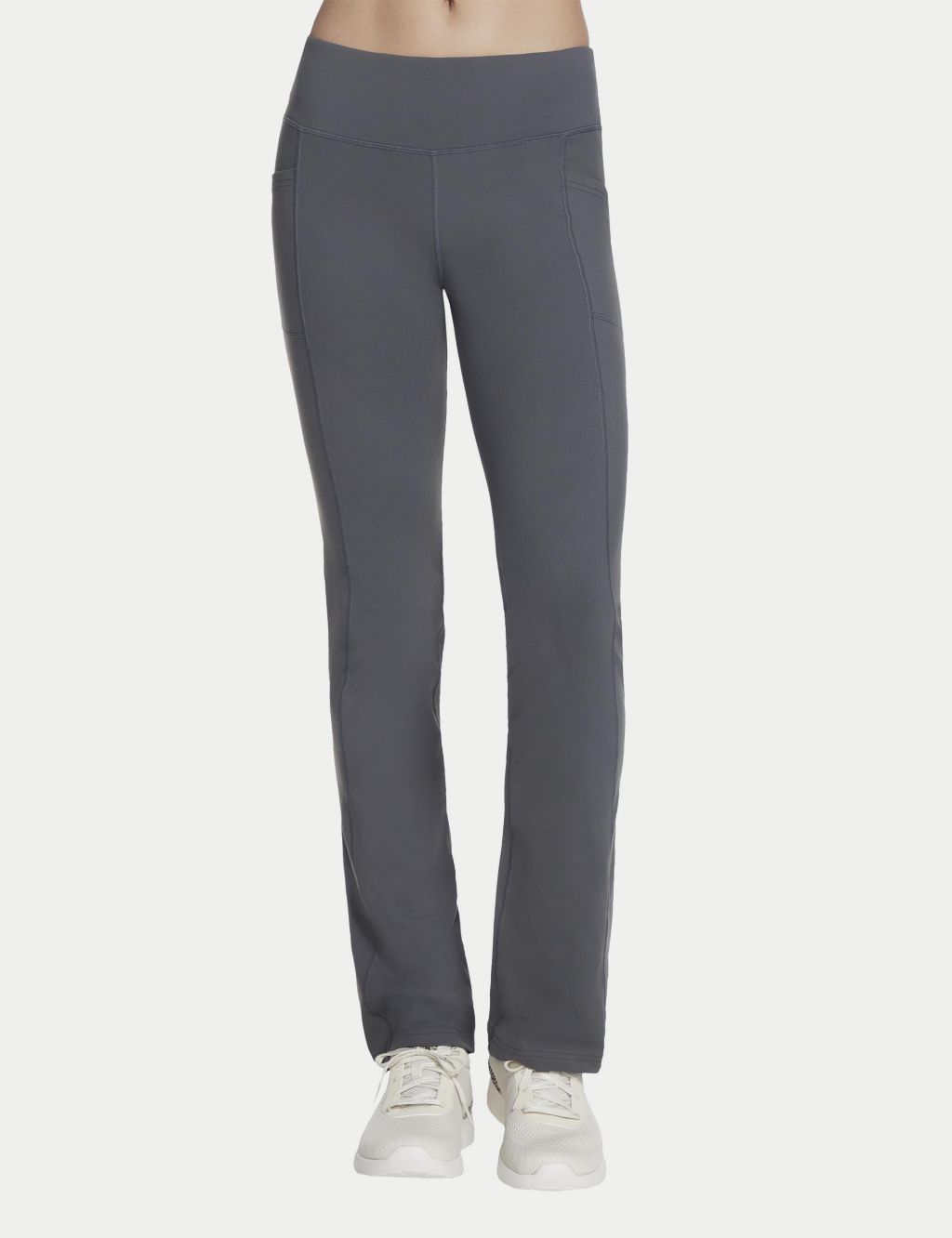 Buy Skechers womens printed hidden pocket long leggings grey Online