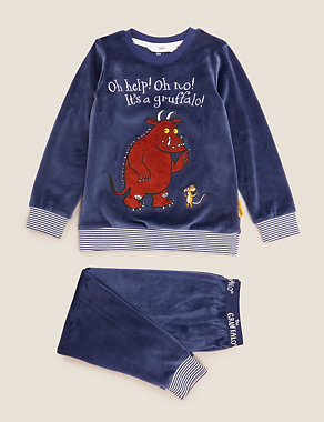 The Gruffalo™ Velour Pyjama Set (1-8 Yrs) Image 2 of 5