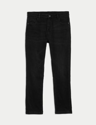The Jones Straight Fit Cotton with Stretch Jeans (6-16 Yrs) Image 2 of 6