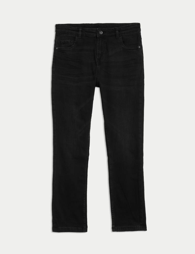 The Jones Straight Fit Cotton with Stretch Jeans (6-16 Yrs) 2 of 5