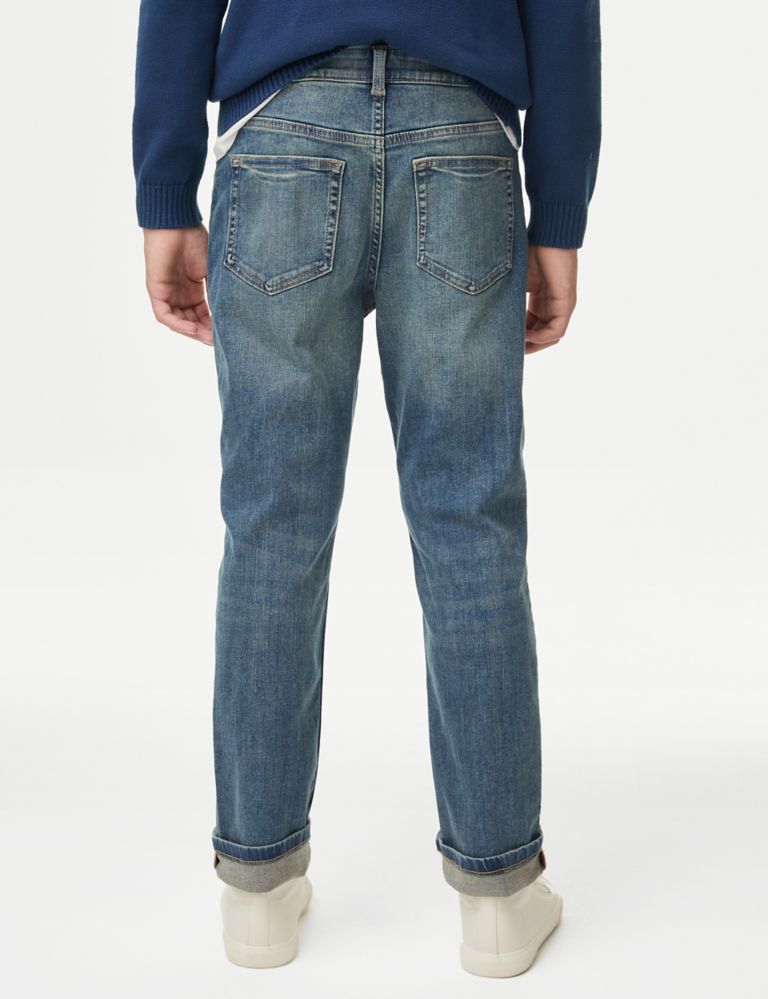 The Jones Straight Fit Cotton with Stretch Jeans (6-16 Yrs) 5 of 5