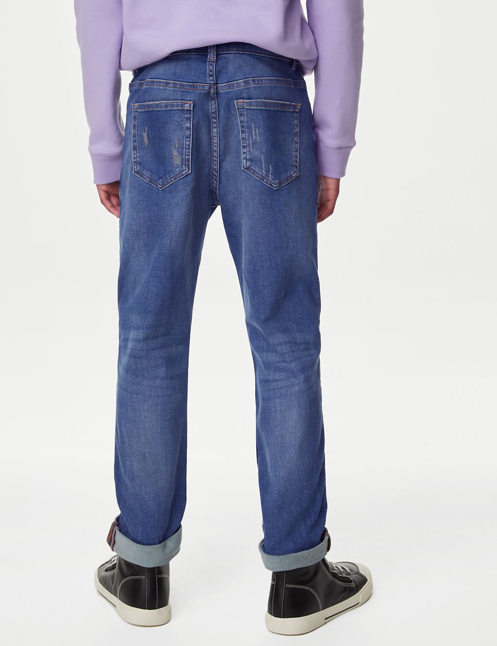 The Jones Straight Fit Cotton with Stretch Jeans (6-16 Yrs) 5 of 5
