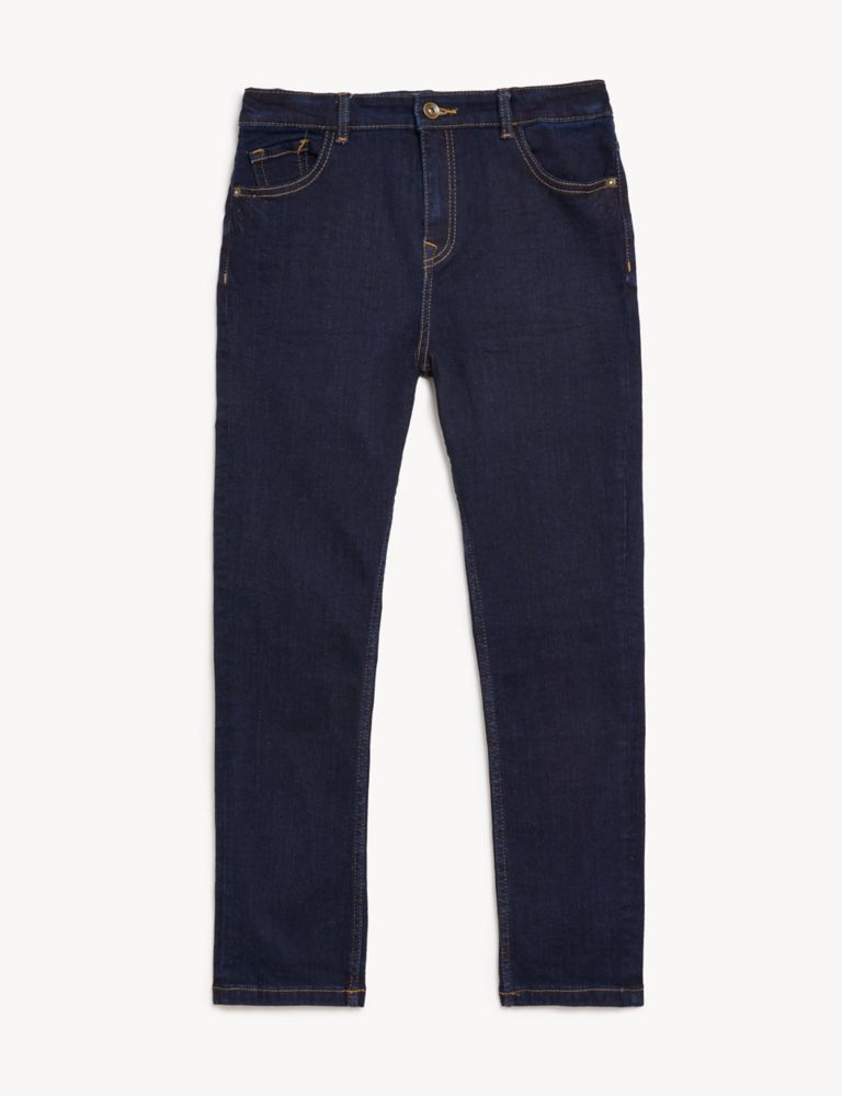 The Jones Straight Fit Cotton with Stretch Jeans (6-16 Yrs) 2 of 6